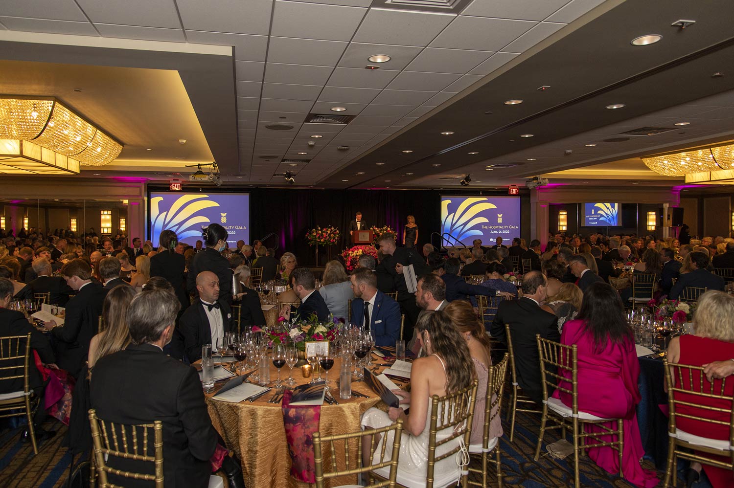 Photo of Hospitality Gala ballroom.