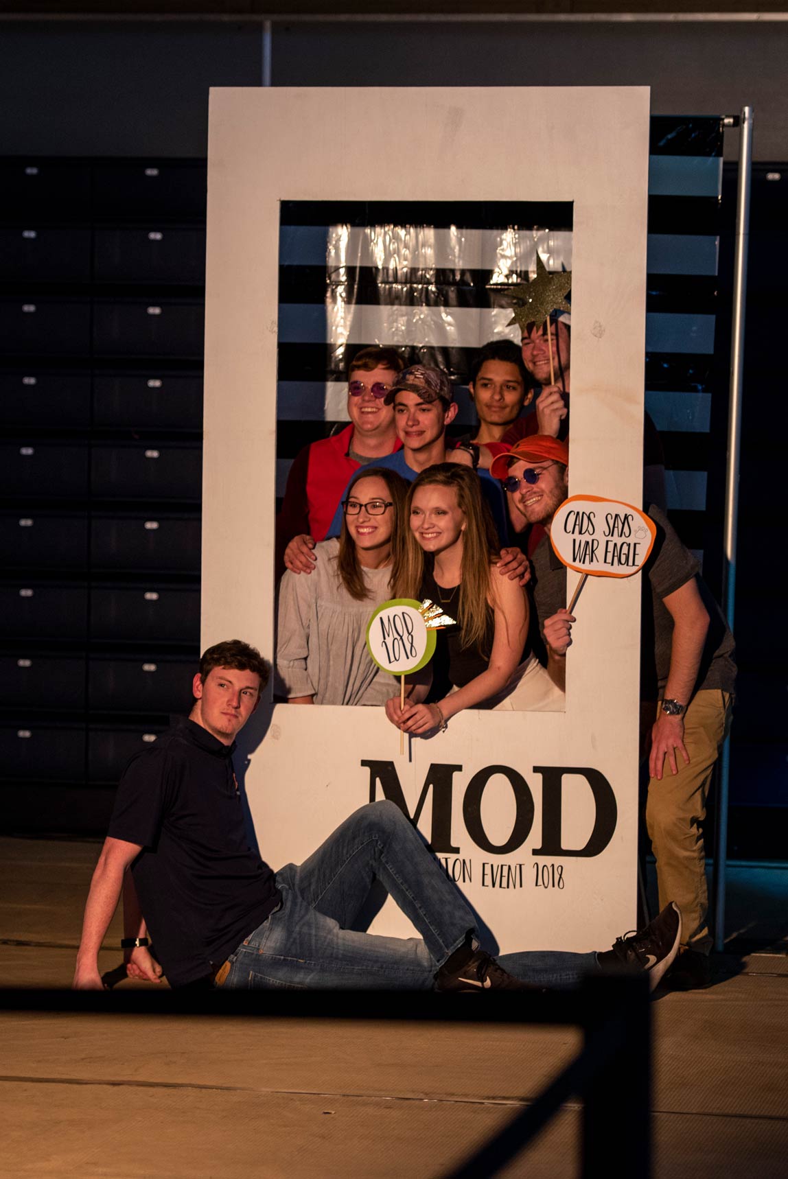 Photo from backstage at The Fashion Event: MOD Friday April 19, 2018. 
