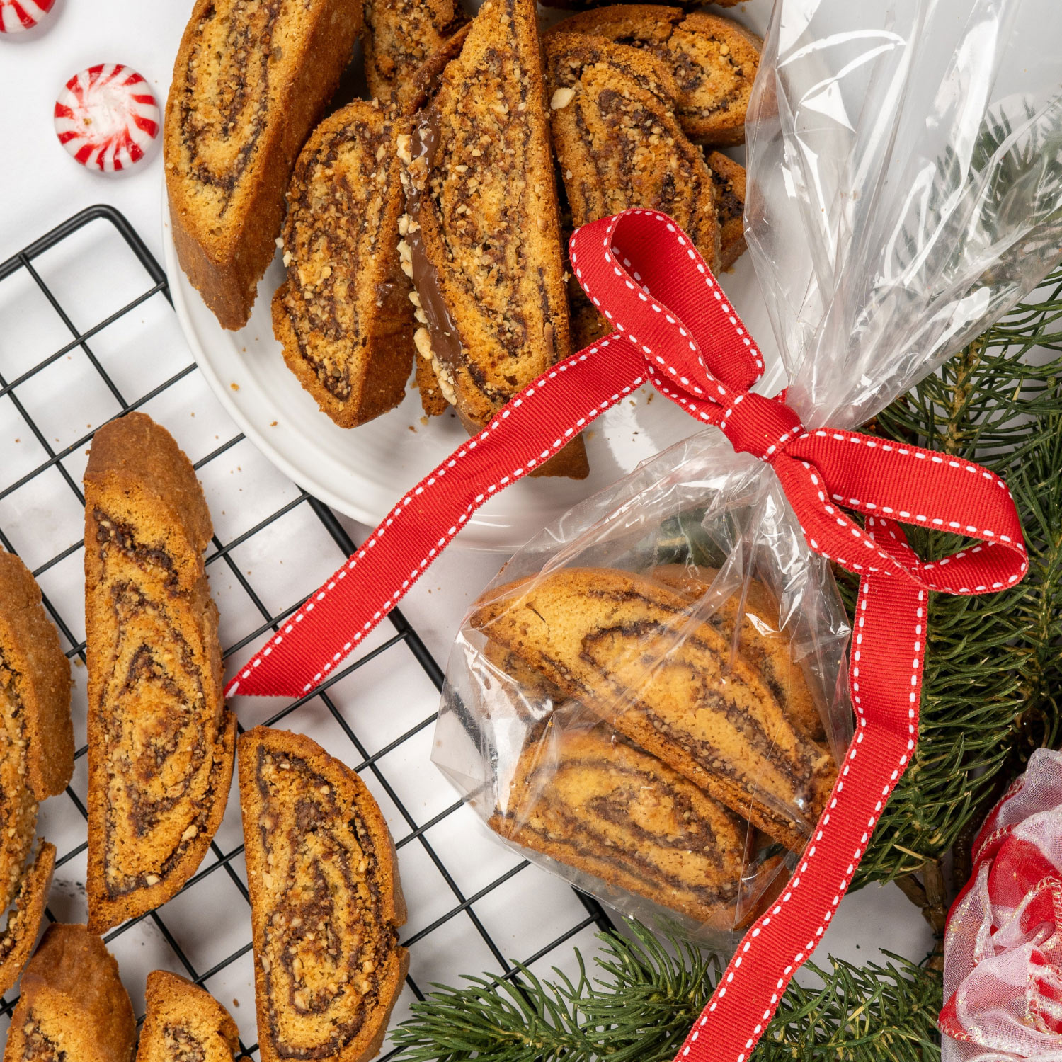 Photo of biscotti on a table