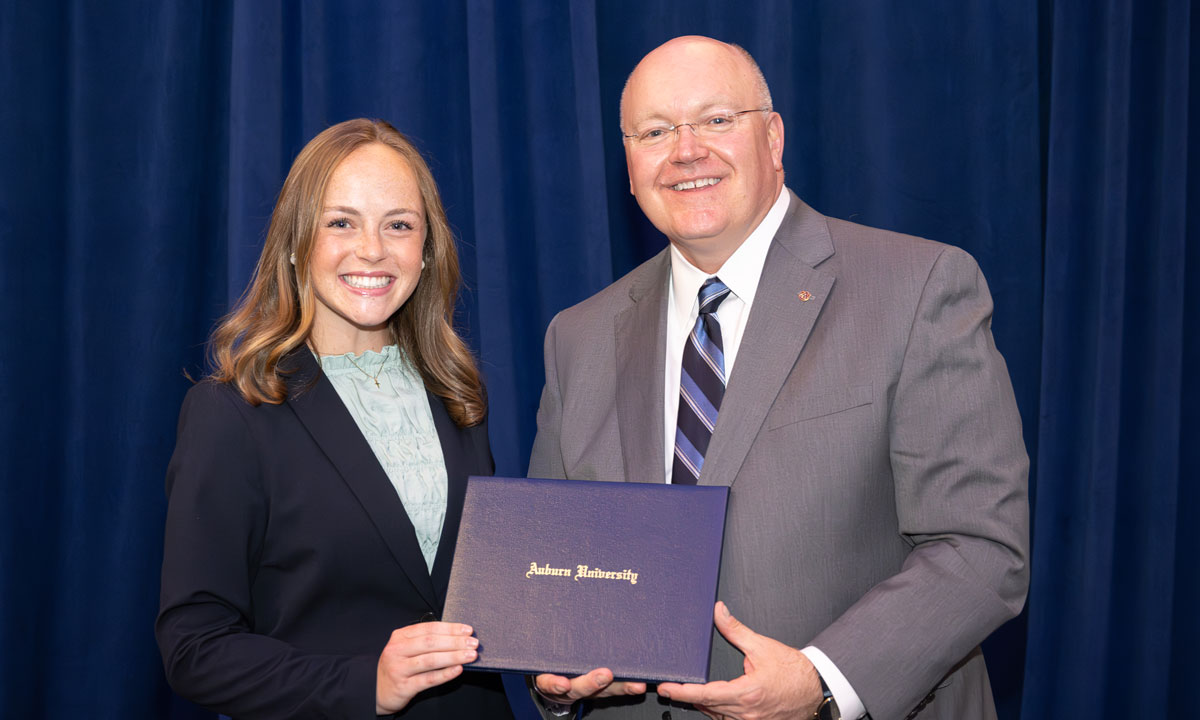 Claire Congo & President Roberts
