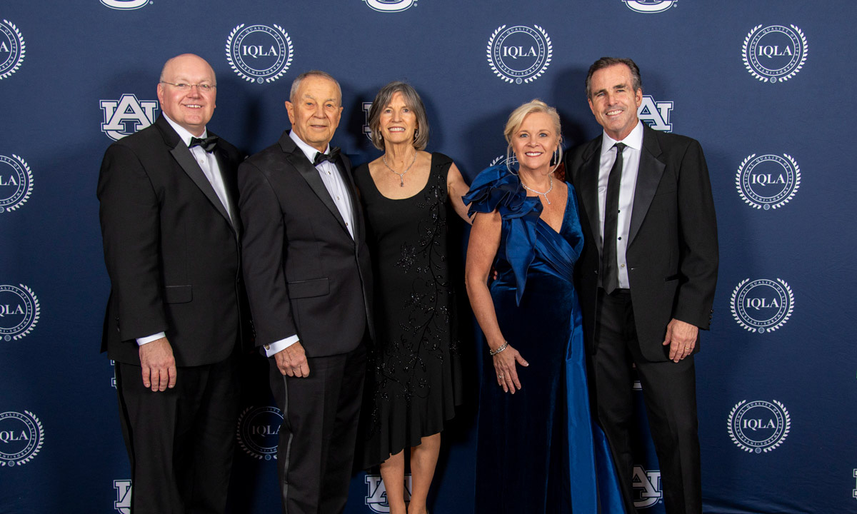 IQLA honorees, Dean Hubbard and President Roberts