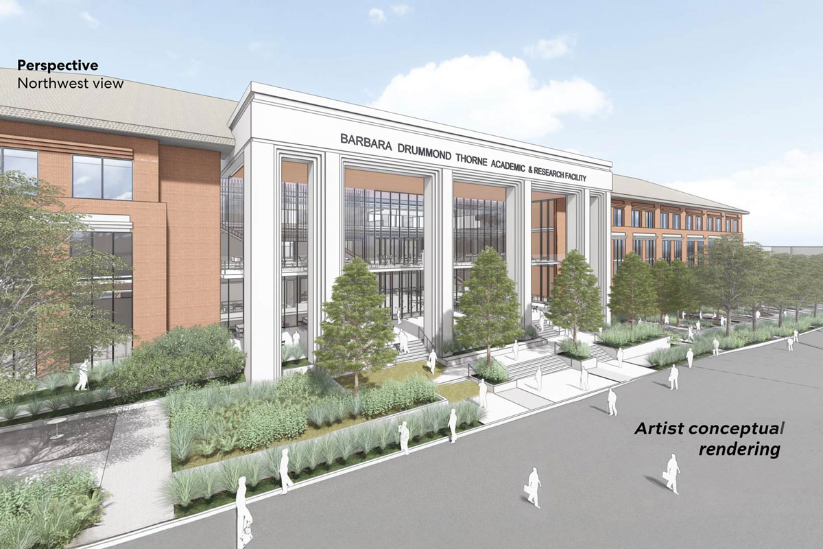 Human Science building rendering