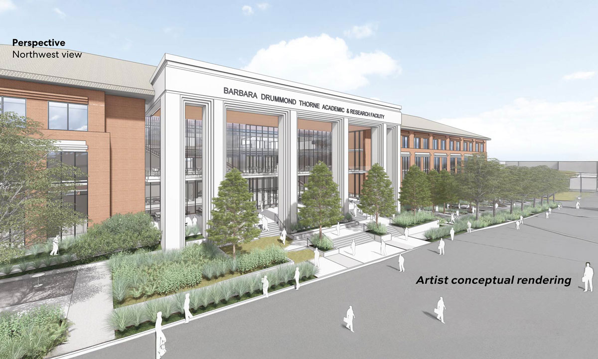 Human Science building rendering